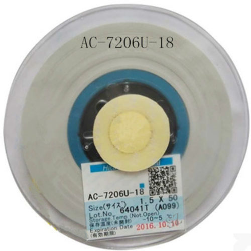 Filme condutor anisotrópico ACF LCD, AC-7206U-18, AC7206U-18, New